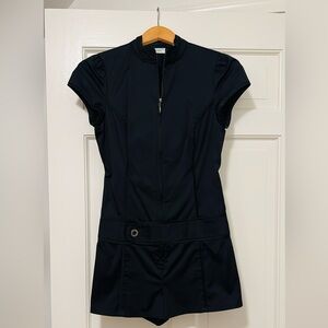 JLO Midnight Black Romper! Size: M